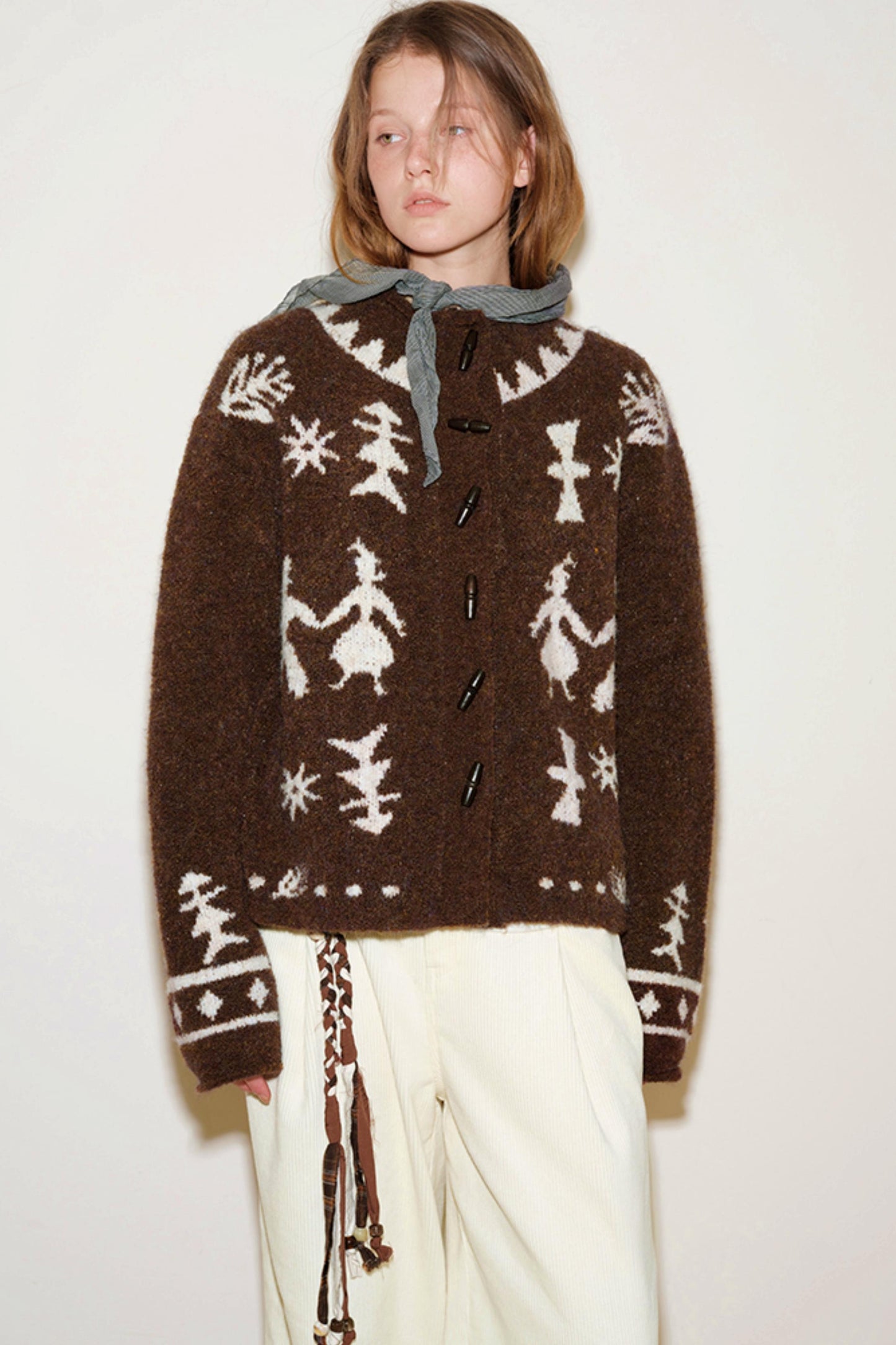 Romantic Mohair Cardigan Sweater