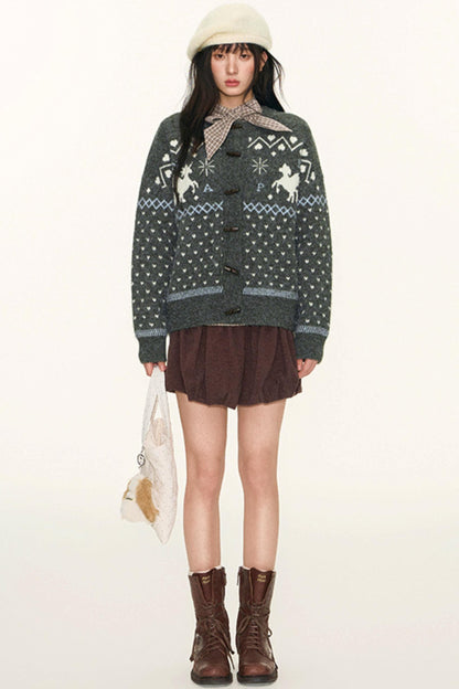 Brushed Flower Bud Culotte Pants