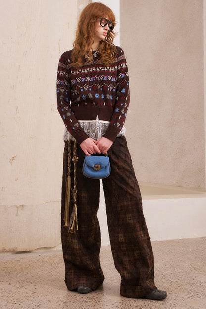 Fair Isle Jacquard Winter Cardigan