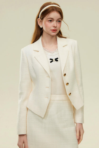 V-Neck Lace Knit Top