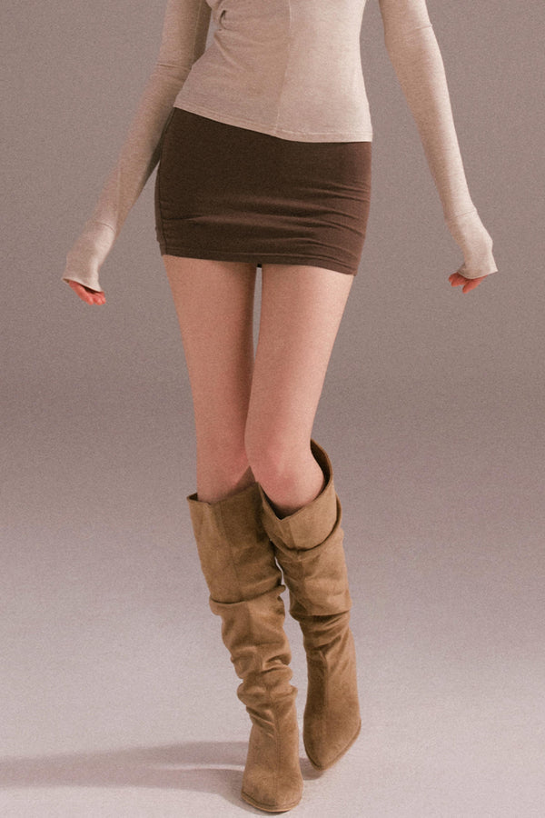 Spice V-neck Maxi Skirt Top Set-Up