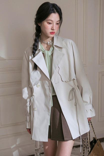 Silhouette Pine Trench Coat