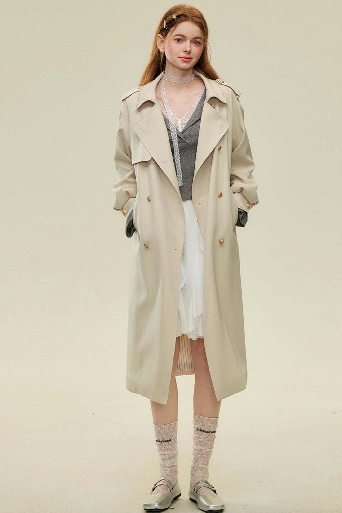 Irregular Lace Bustier A-Line Skirt