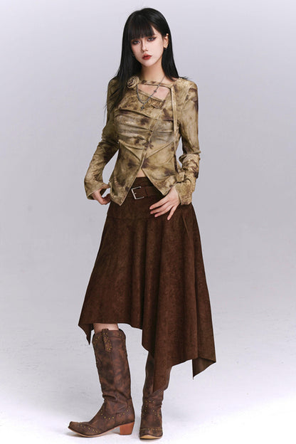 Refined Korean Style Long Sleeve Top