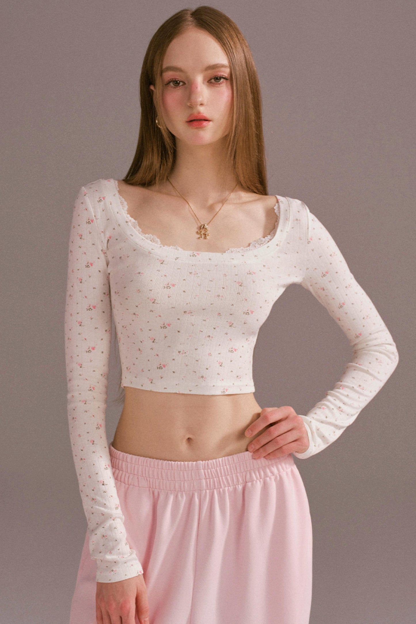 Spice Girl Hooded Knitted Cardigan Set-Up