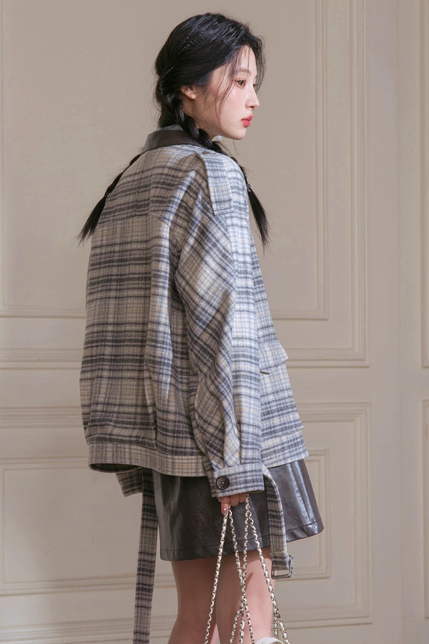 Snow Wool Tweed Jacket Set-Up