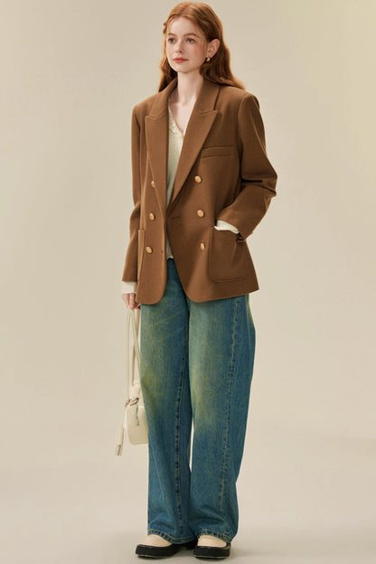 Loose British Tweed Blazer