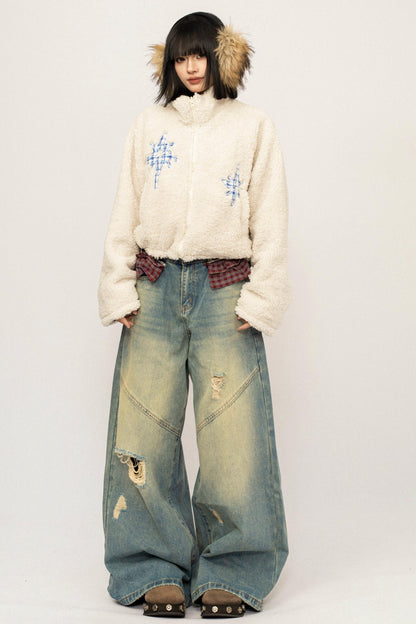 Retro Double-Sided Zipper Jacket