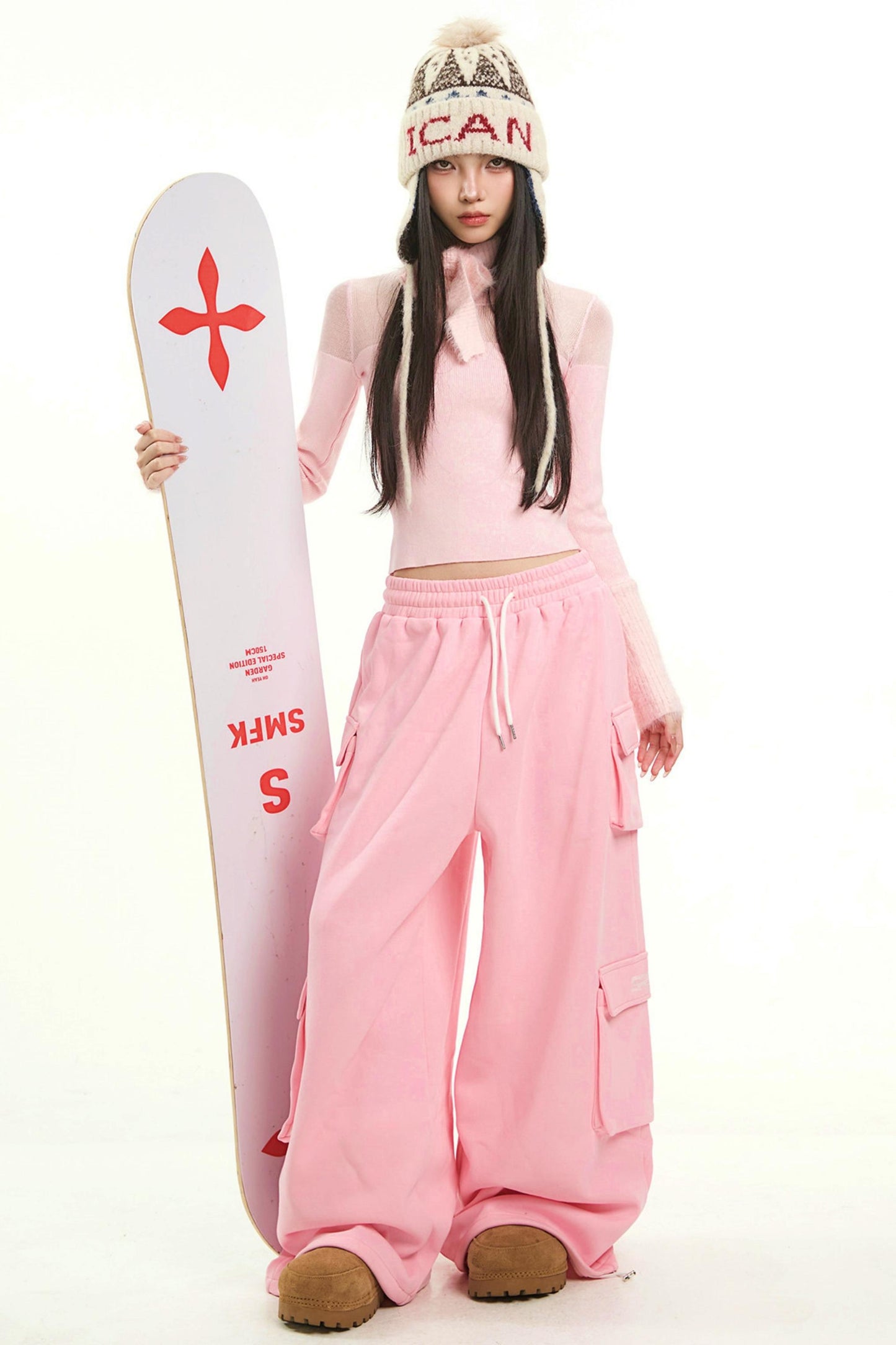 Korean White Slim Top