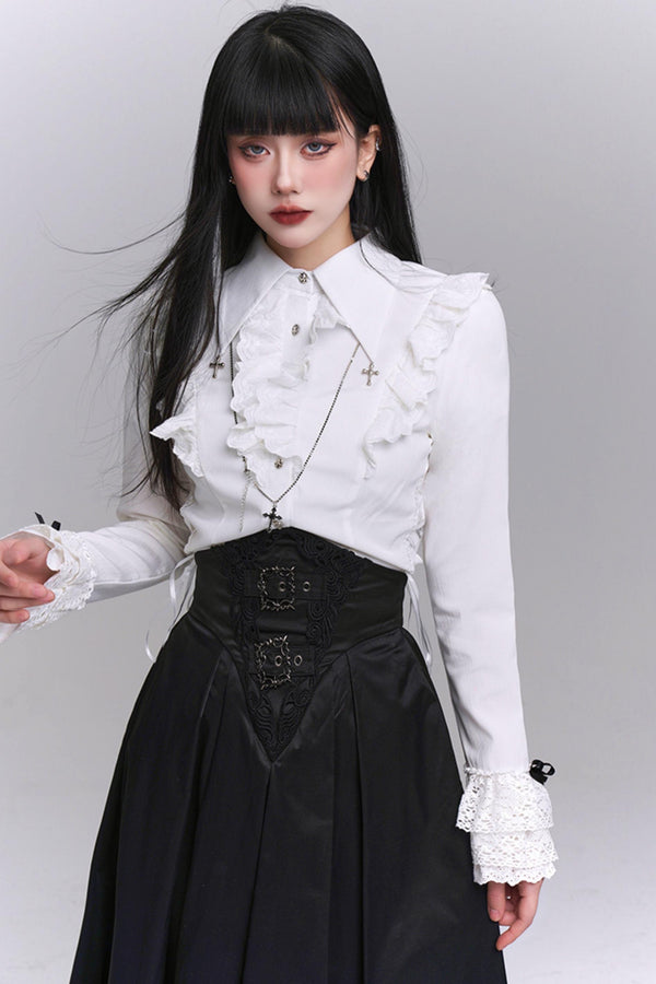 Chic Black Elegant Skirt Set-Up