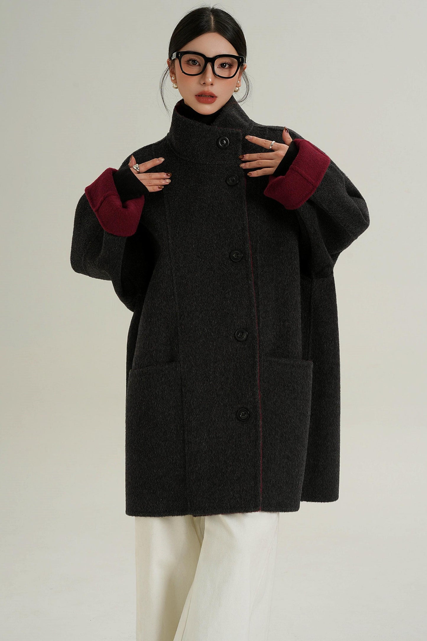 High-End Double-Sided Mid-Length Coat