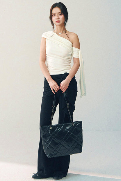 High-Waisted Flared Pants