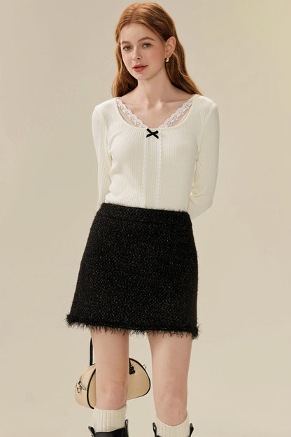 Pure Desire Lace Knit Sweater