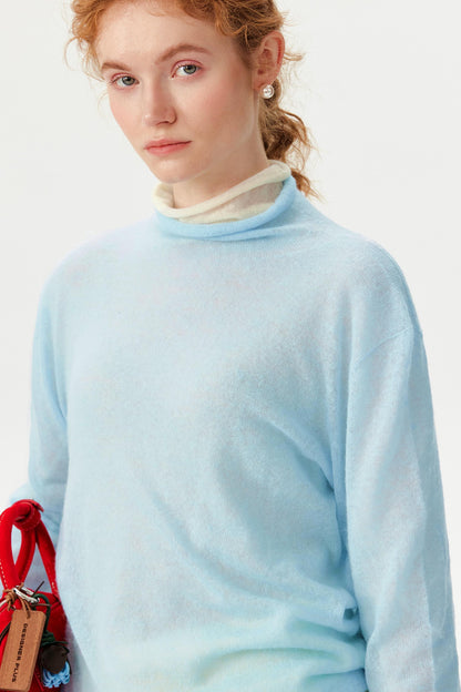 Ultra-Fine Camel Wool Turtleneck Sweater