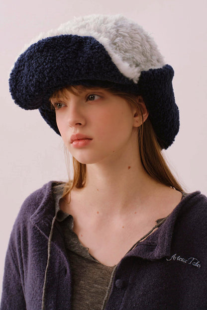 Reversible Plush Lei Feng Hat