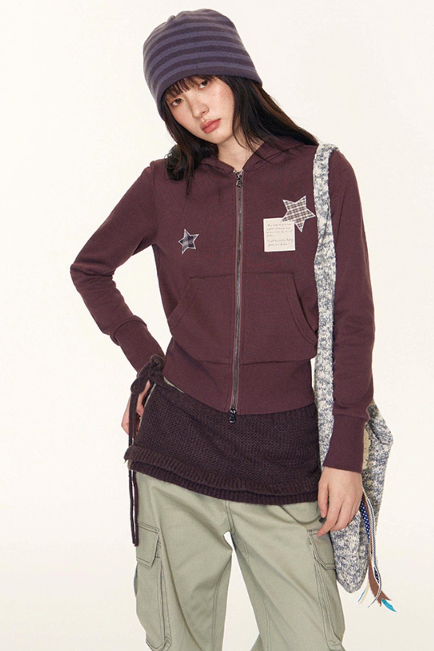 Autumn Lace-Up Short Skirt