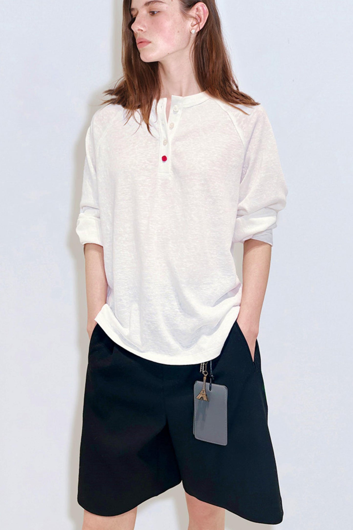 Bright-Colored Raglan T-Shirt