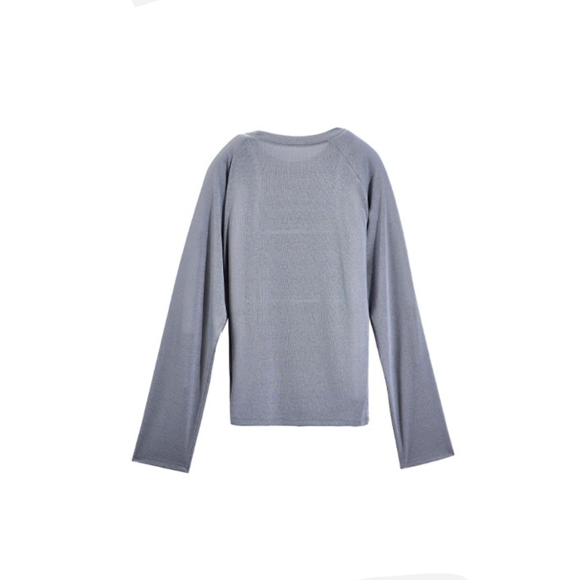 Slanted-Shouldered Summer T-Shirt