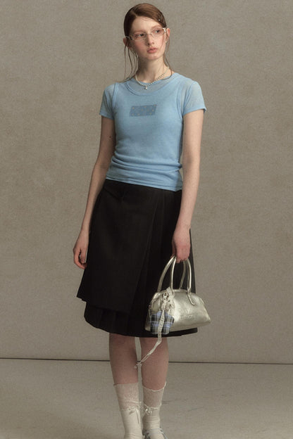 Slim Round Graphic Tee