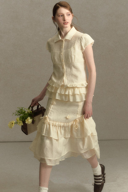 Ruffled Summer Shirt