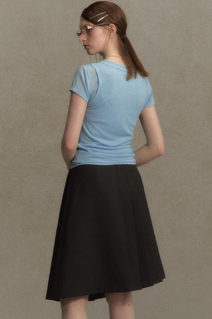 Slim Round Graphic Tee