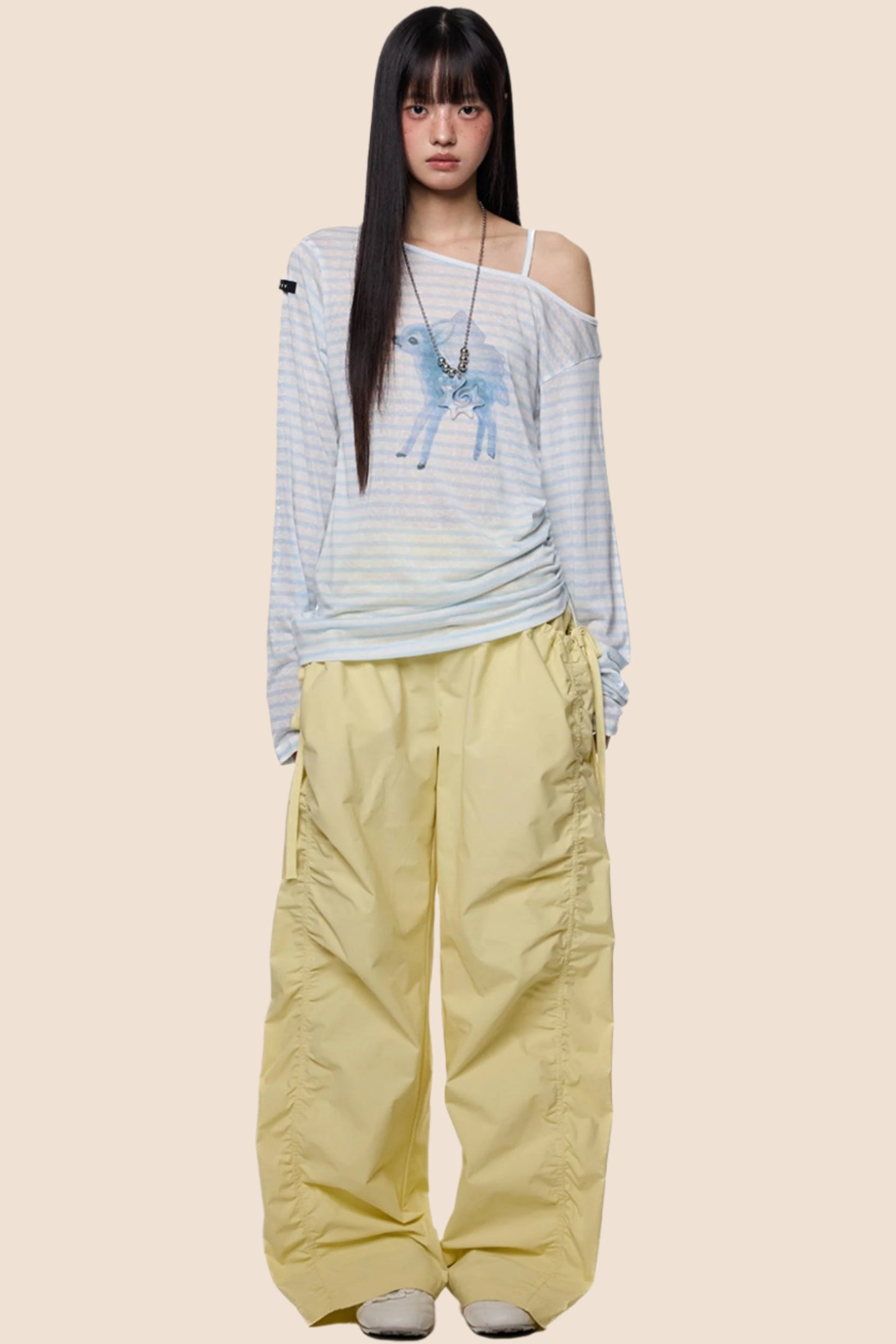 Slant Shoulder Sunscreen Tee