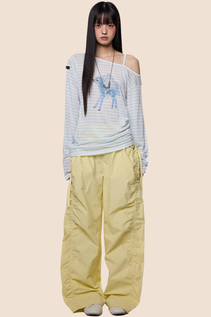 Slant Shoulder Sunscreen Tee