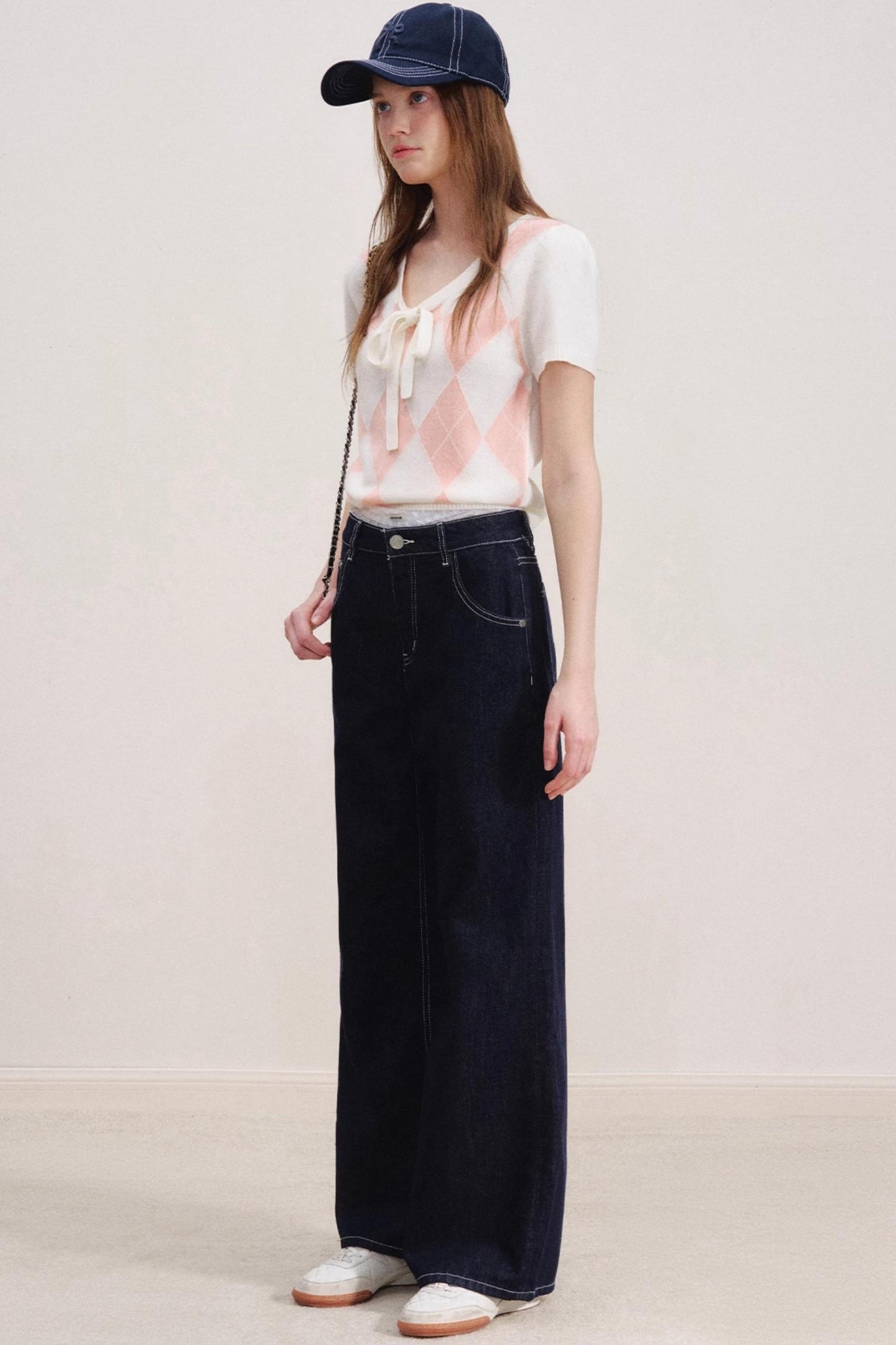 Romantic Lace Wide-Leg Jeans