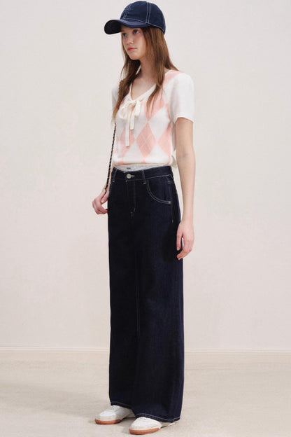 Romantic Lace Wide-Leg Jeans