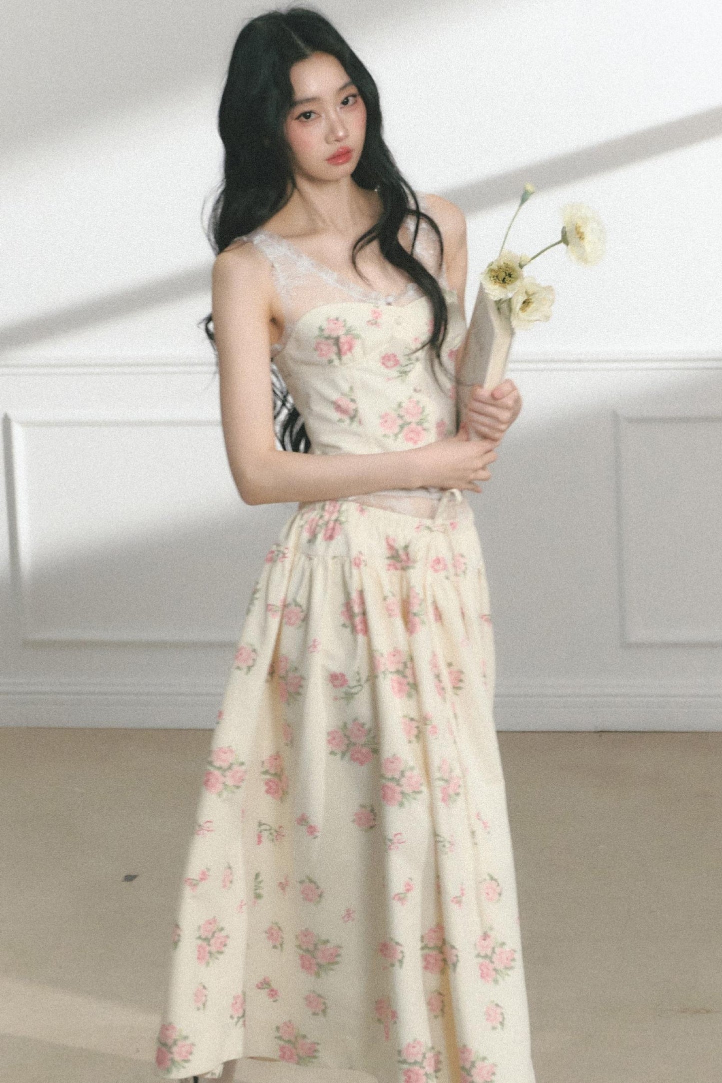 Fit Lace Detail Strap Top