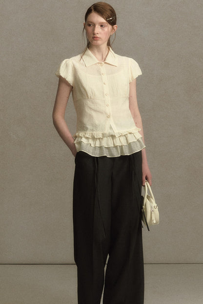 Ruffled Summer Shirt