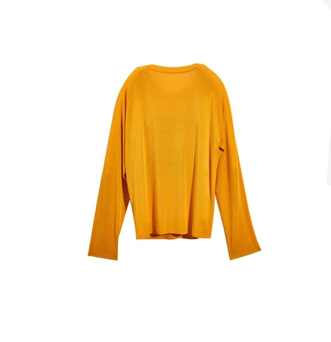 Slanted-Shouldered Summer T-Shirt