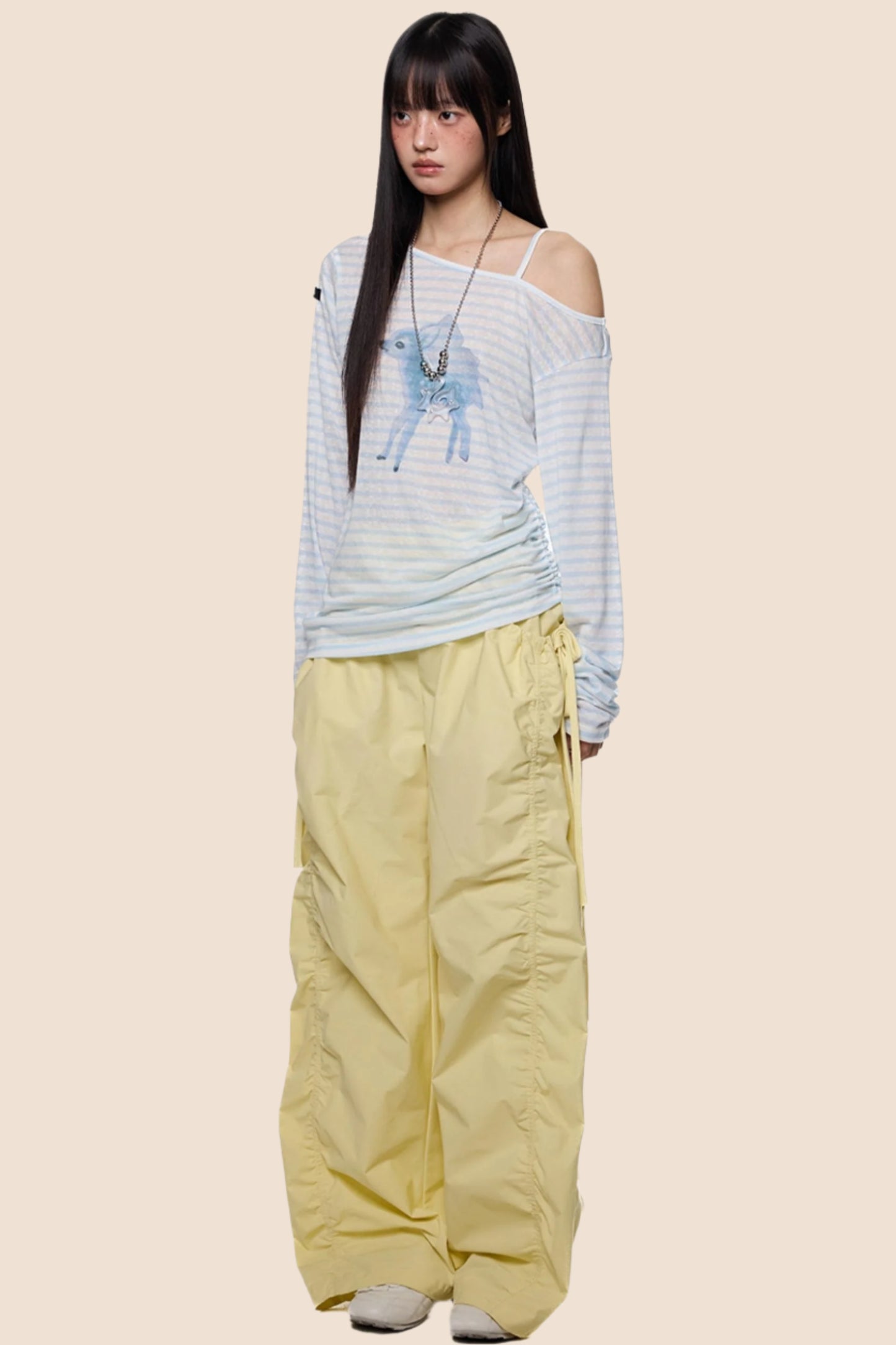 Slant Shoulder Sunscreen Tee