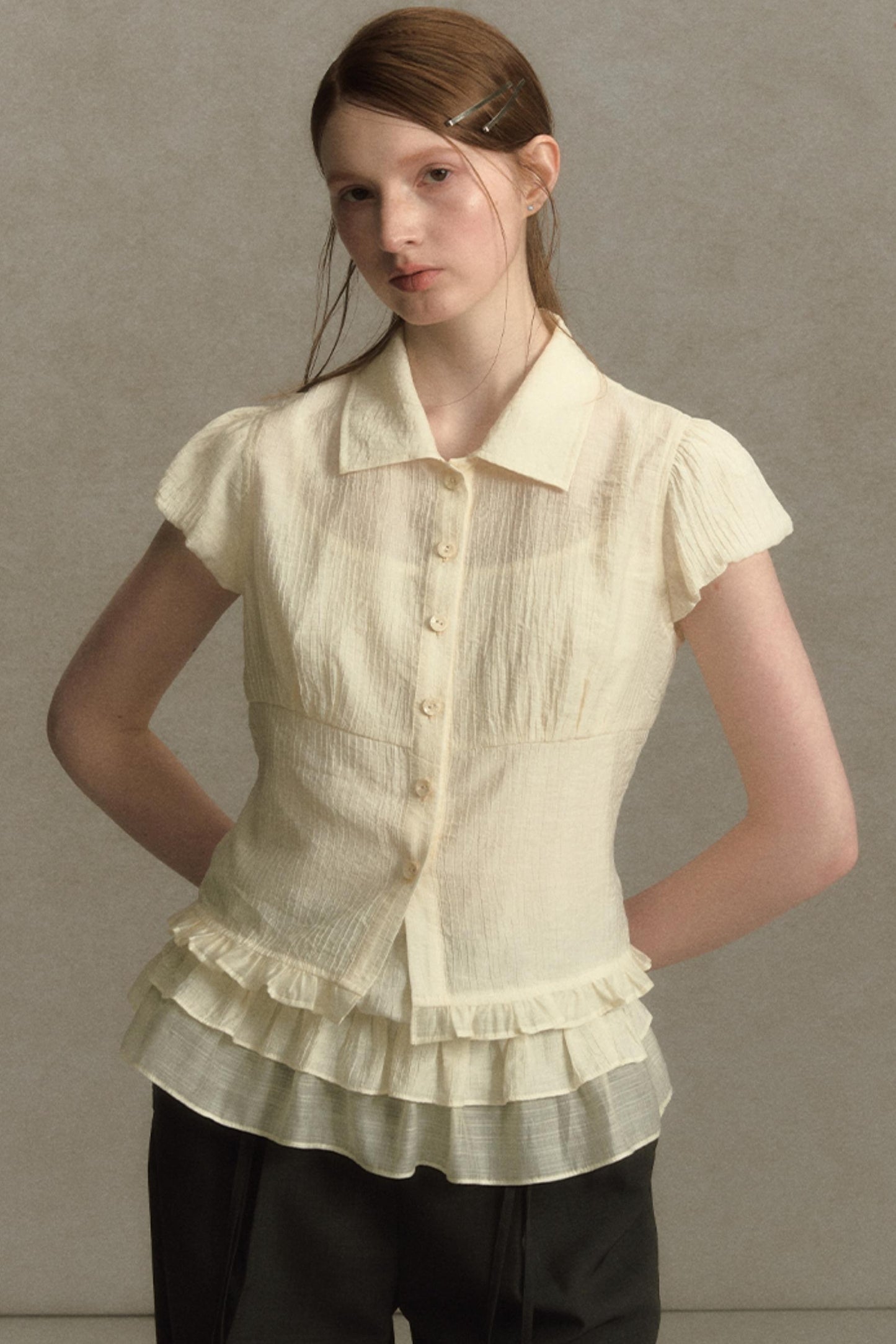 Ruffled Summer Shirt