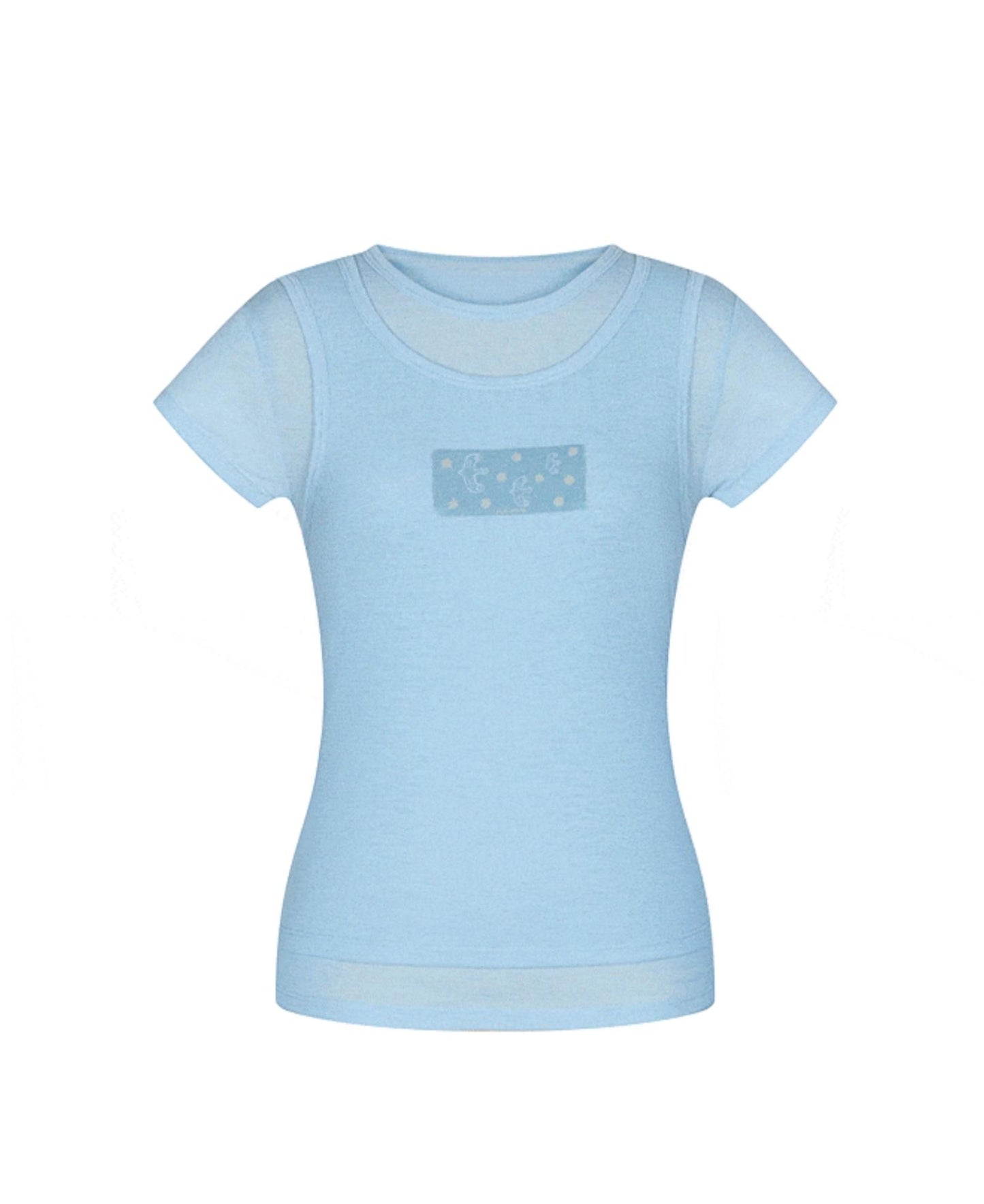 Slim Round Graphic Tee