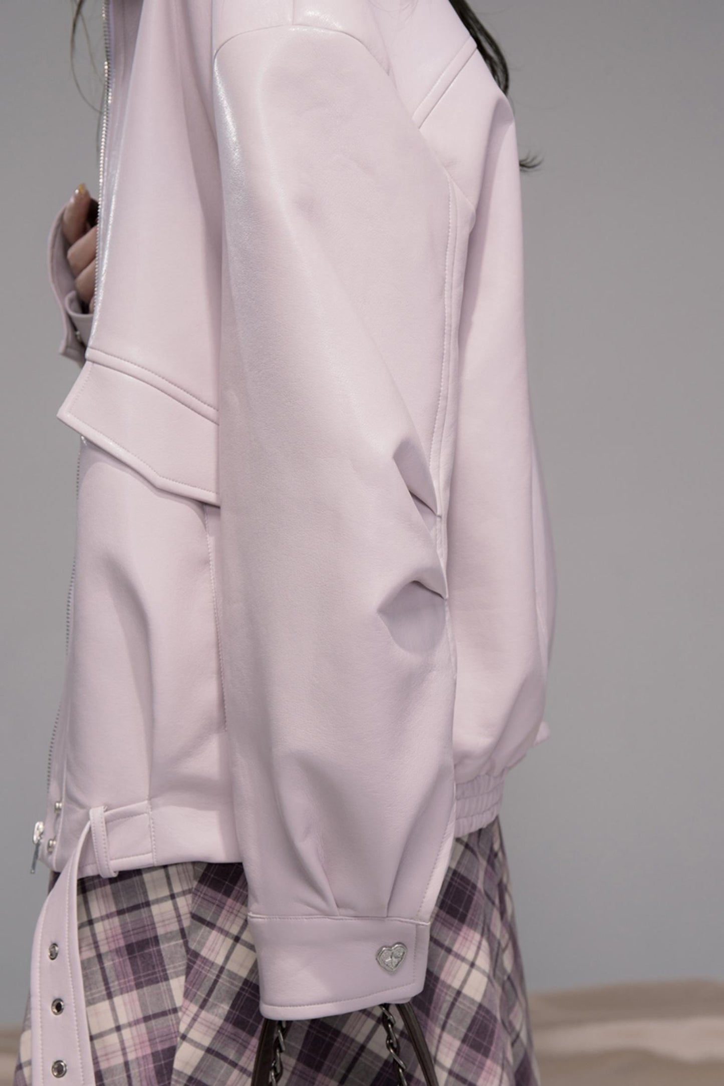 Rio Purple Leather Jacket