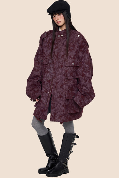 Stand Up Vintage Midi Jacket