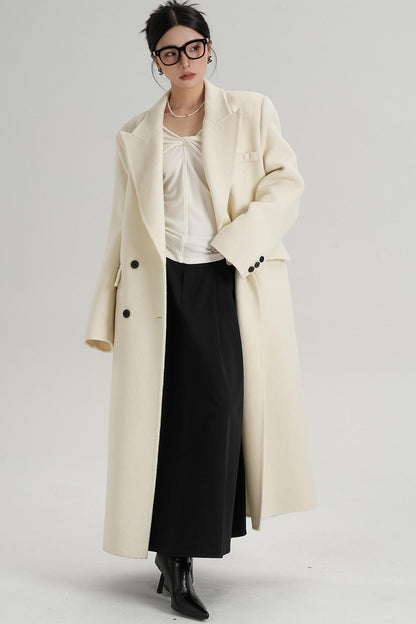 Straight Wool Coat