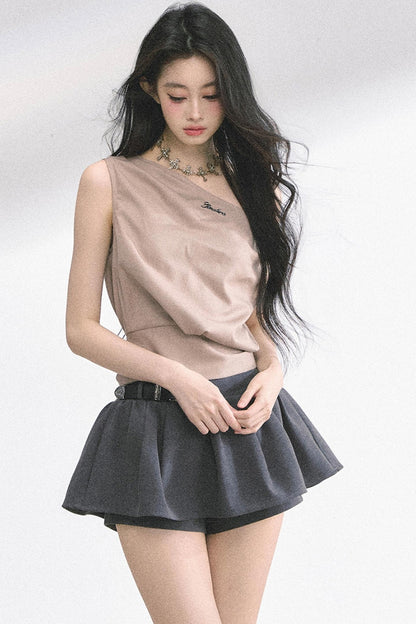 Manta Love Letter Shoulder Top