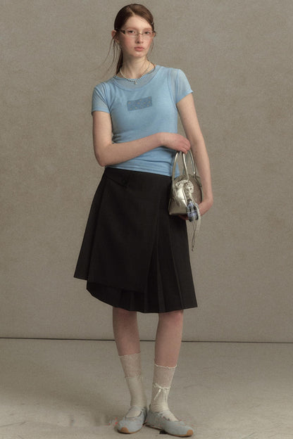 Slim Round Graphic Tee