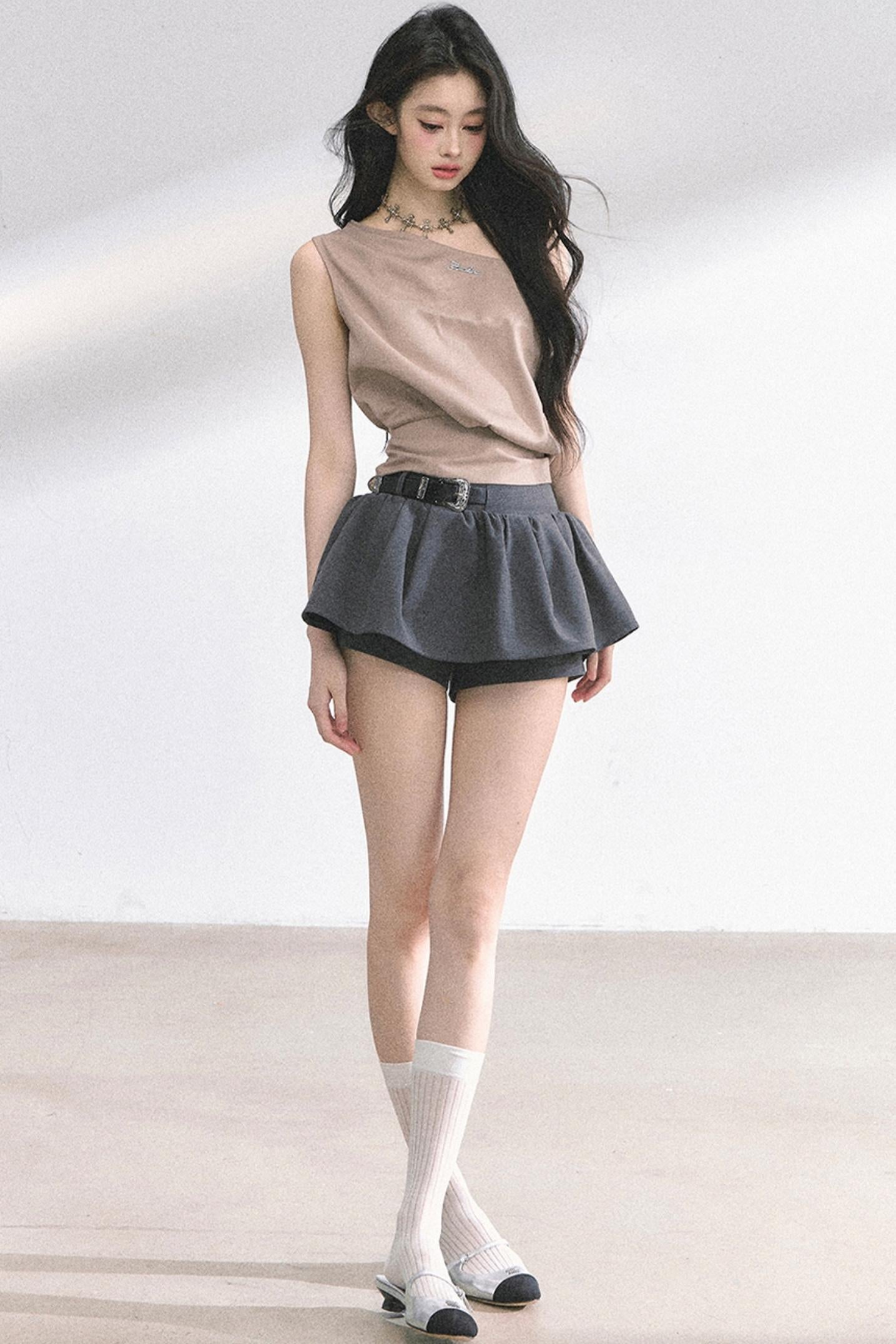 Manta Love Letter Shoulder Top