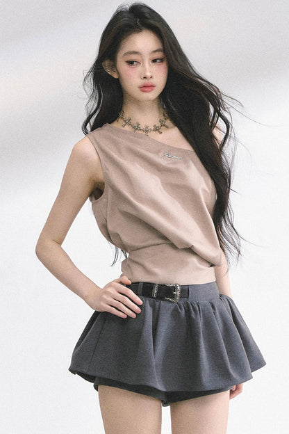 Manta Love Letter Shoulder Top