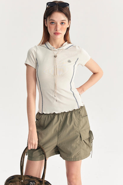 Cool Tech Hooded Short Sleeve T-Shirt