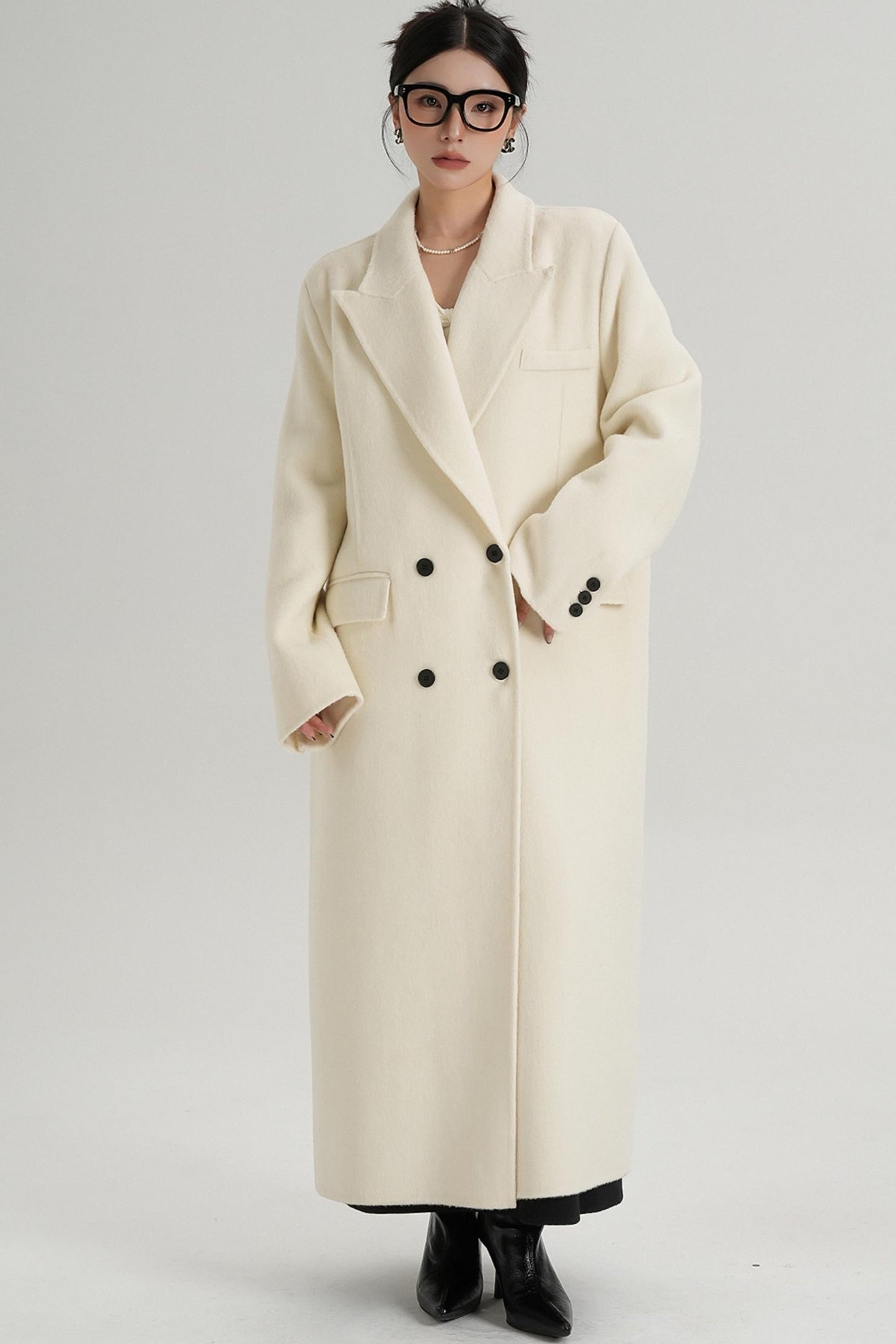 Straight Wool Coat