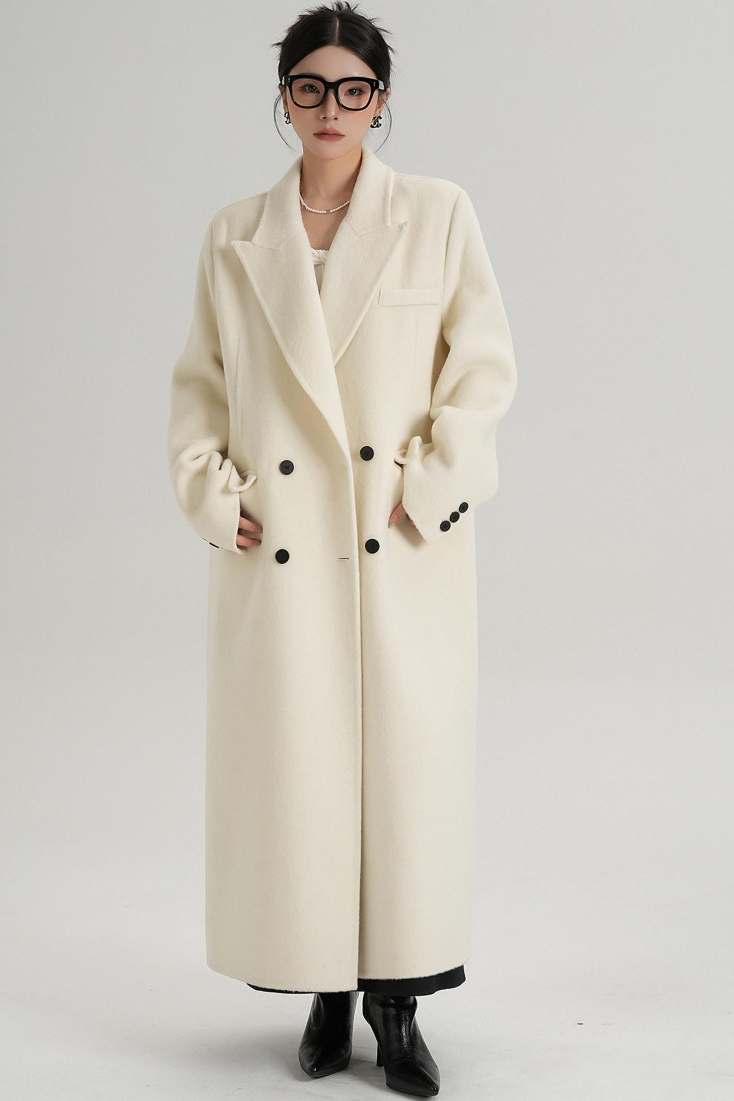 Straight Wool Coat