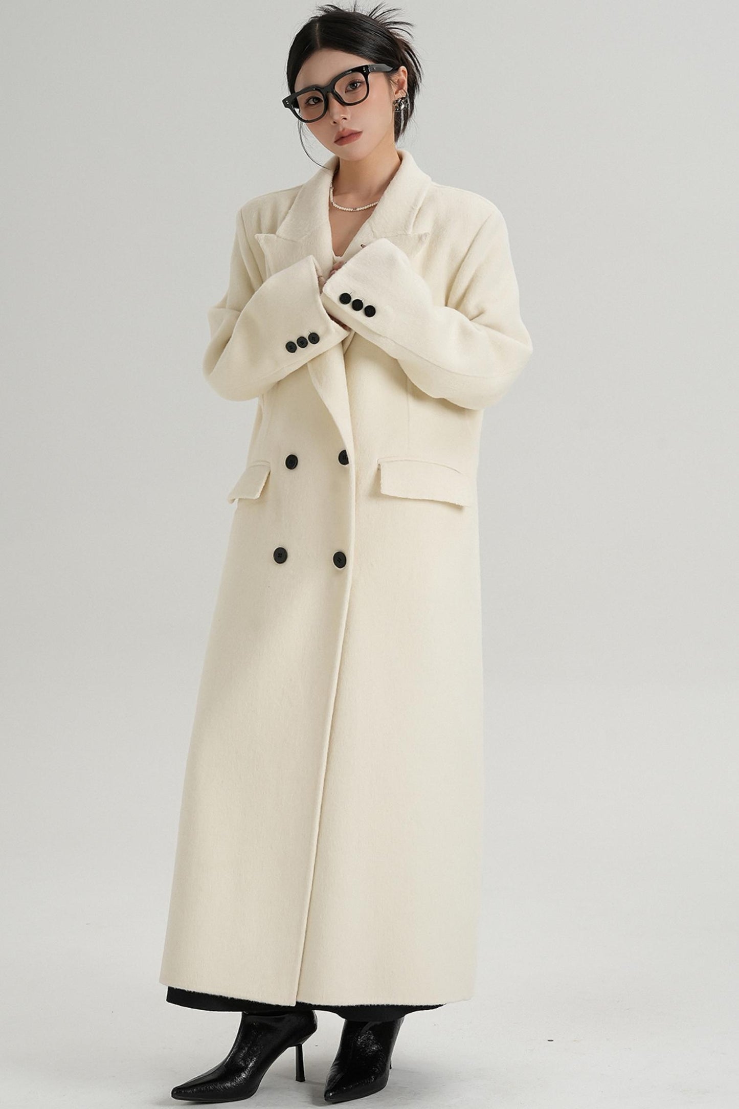 Straight Wool Coat