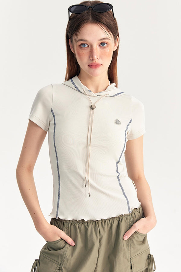 Cool Tech Hooded Short Sleeve T-Shirt