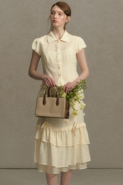 Ruffled Summer Shirt