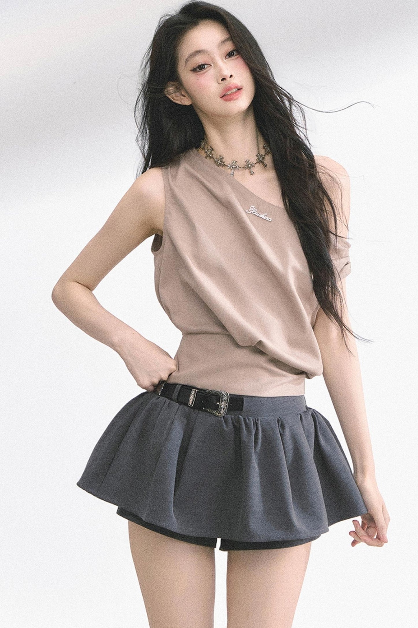 Manta Love Letter Shoulder Top