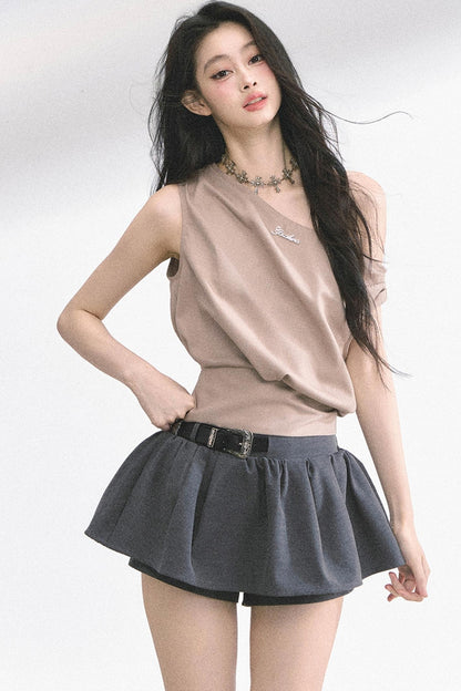 Manta Love Letter Shoulder Top